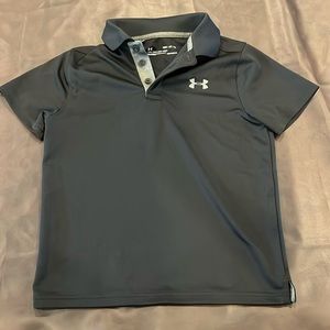 boys under armour polo size small